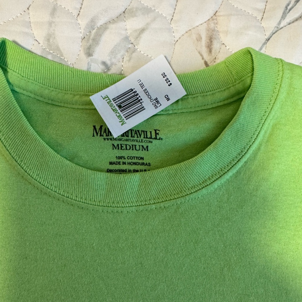 Margaritaville Lime Green Tequila Graphic Tee - Picture 6 of 6